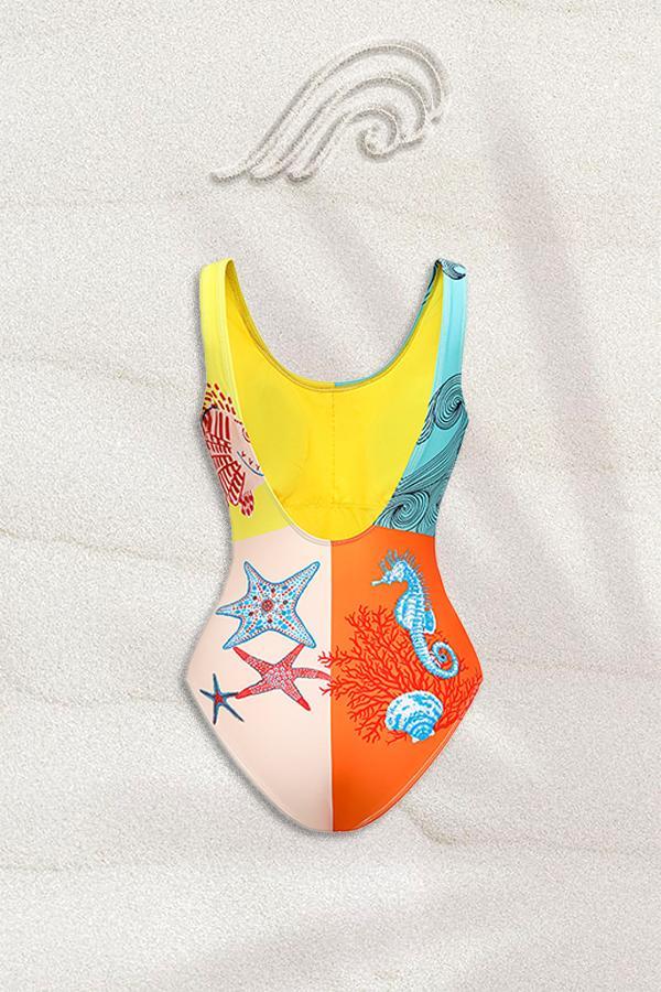 Mavis Ocean Printed Swimsuit-Sunfere