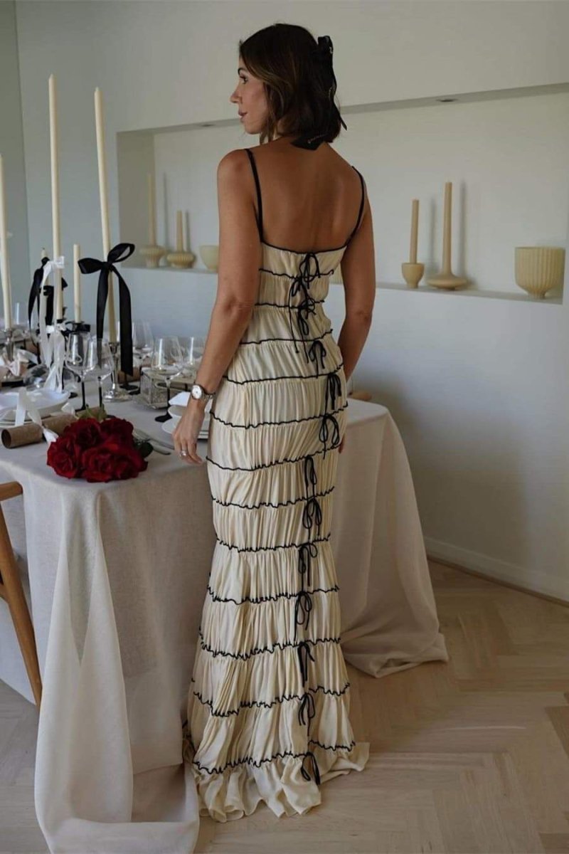 Melissa Ruffle Tunnel Maxi Dress-Sunfere
