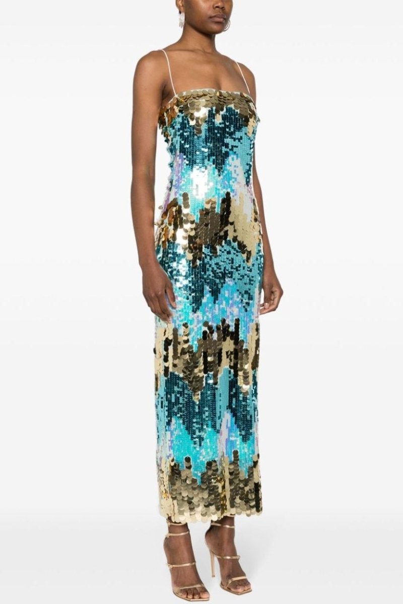 Moira Sequins Cami Maxi Dress-Sunfere