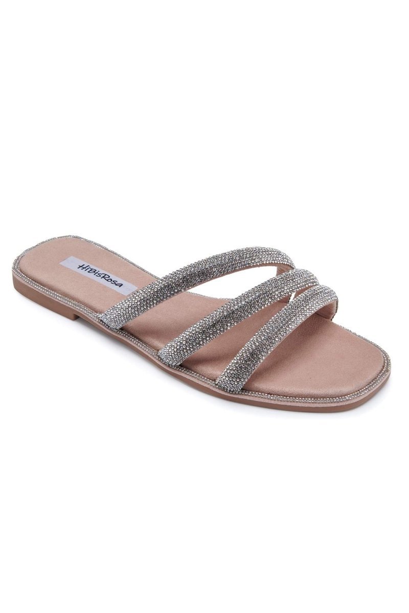 Norma Crystal Straps Sandals-Sunfere