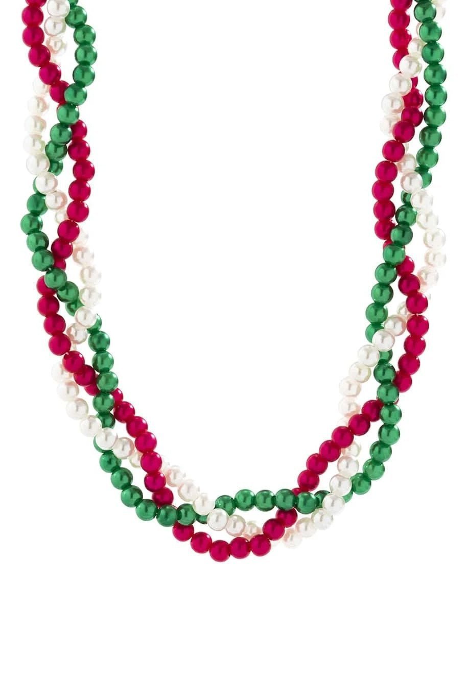 Pearl Woven Chain Necklace-Sunfere