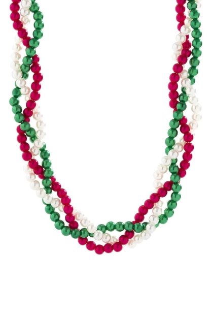 accessories-Pearl Woven Chain Necklace-SA00611141914-Multi - Sunfere