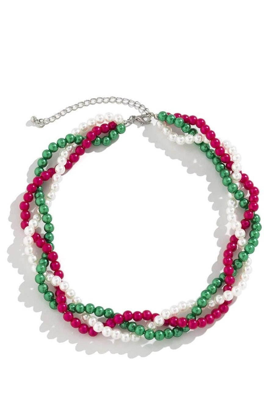 Pearl Woven Chain Necklace-Sunfere