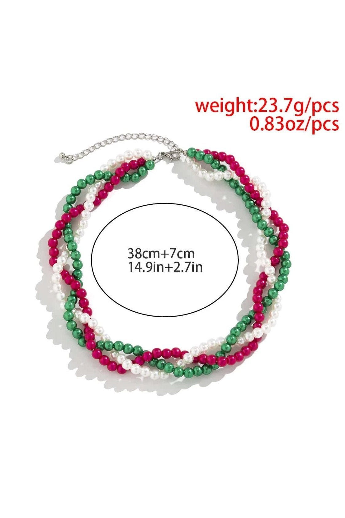 Pearl Woven Chain Necklace-Sunfere