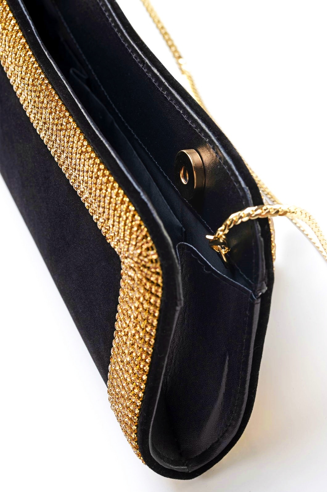 Kama Diamond Trimmed Handbag