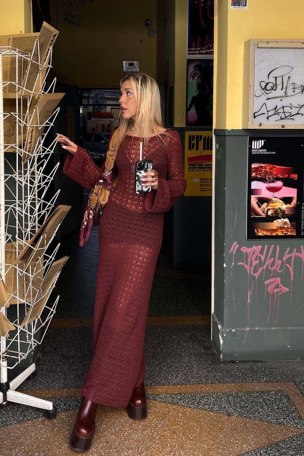 Regina Backless Crochet Maxi Dress-Sunfere