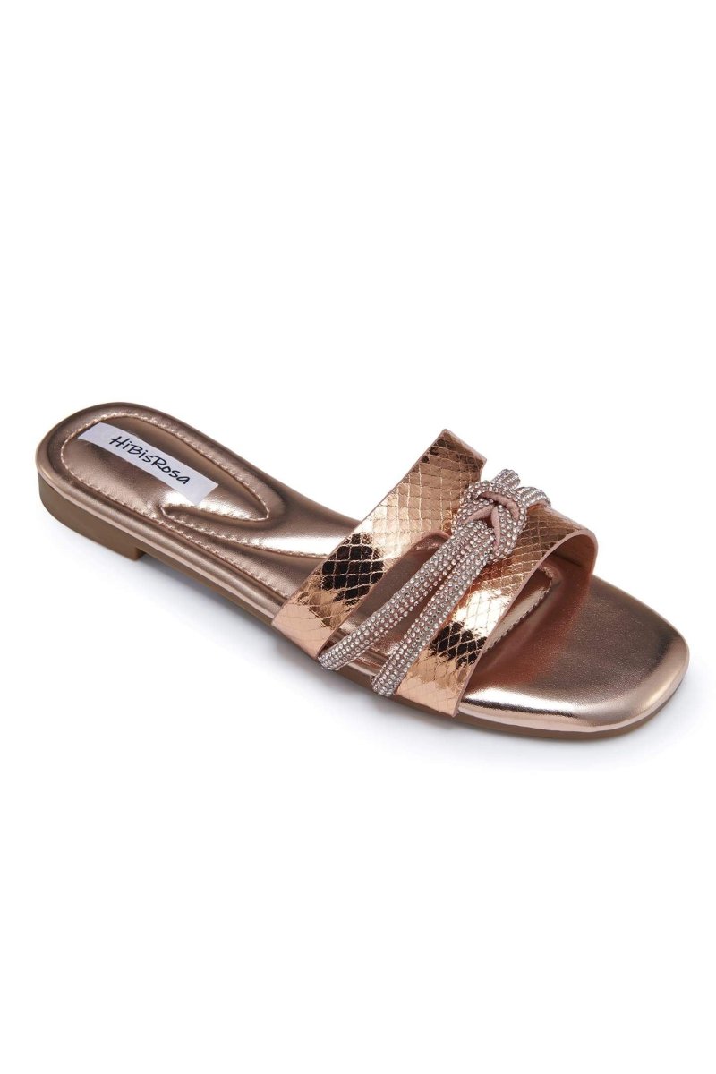 shoes-Renee Rhinestone Knot Sandals-SSH00603282563-Gold-37 - Sunfere