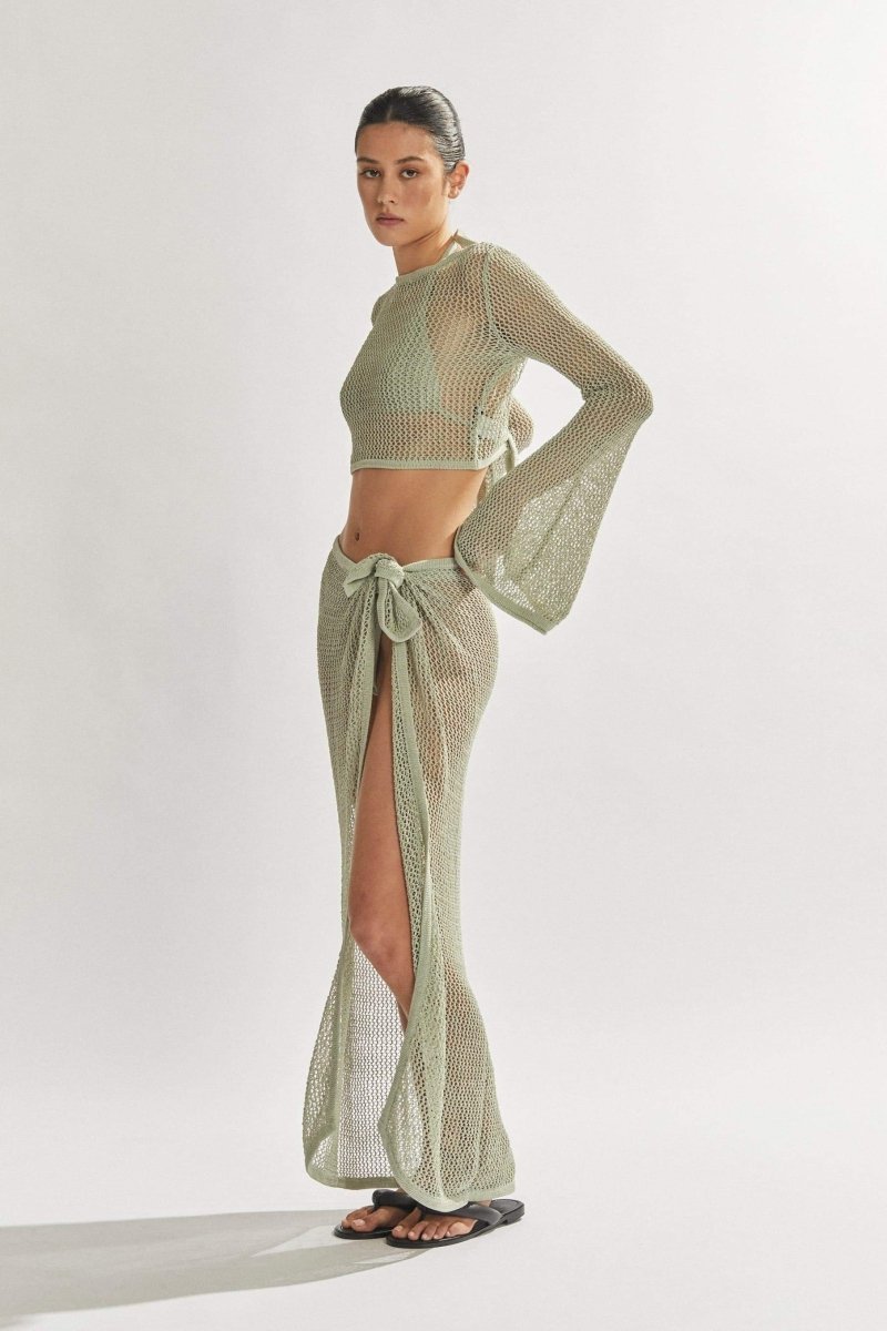 Rosalie Crochet Knit Set-Sunfere