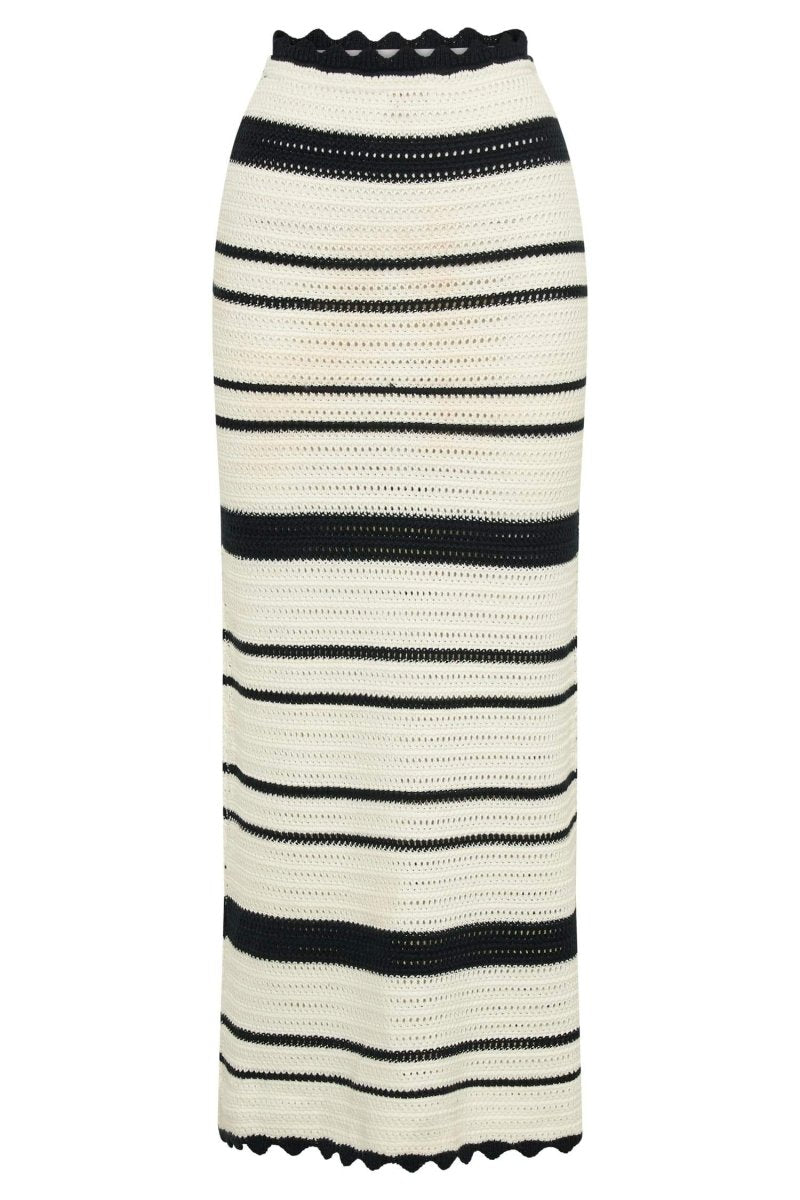 set-Sandra Crochet Stripe Set-SS00604032614-White-S - Sunfere