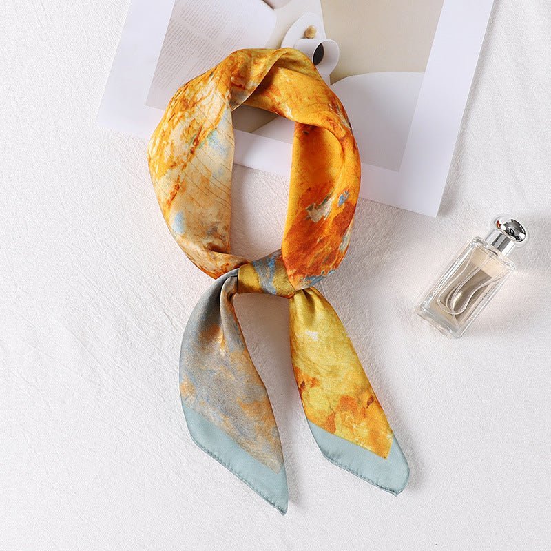 Sharon Landscape Print Headscarf-Sunfere