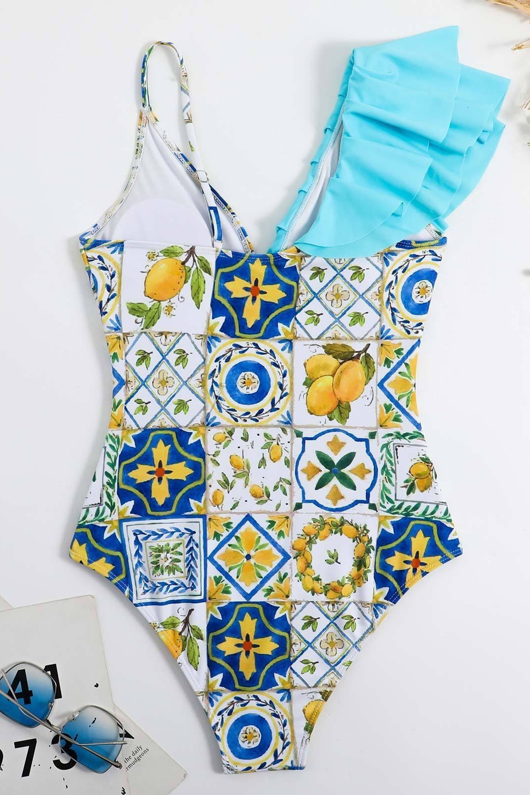 Sheila Printed Tiles Two-pieces Swim Set-Sunfere