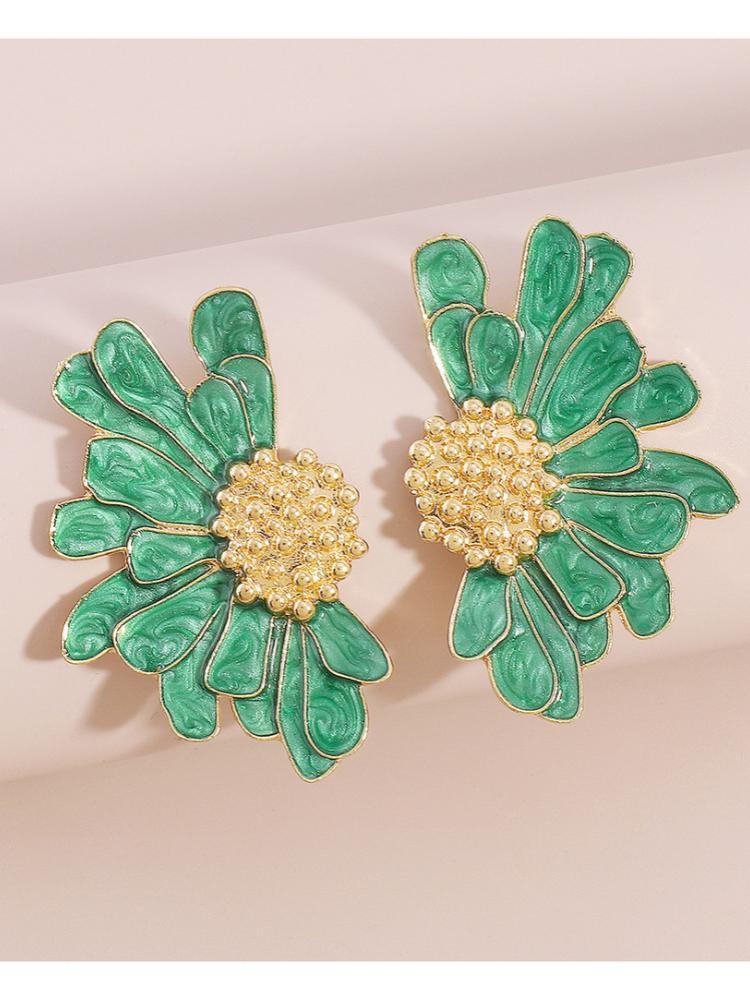 Sibyl Demi-flower Earrings-Sunfere