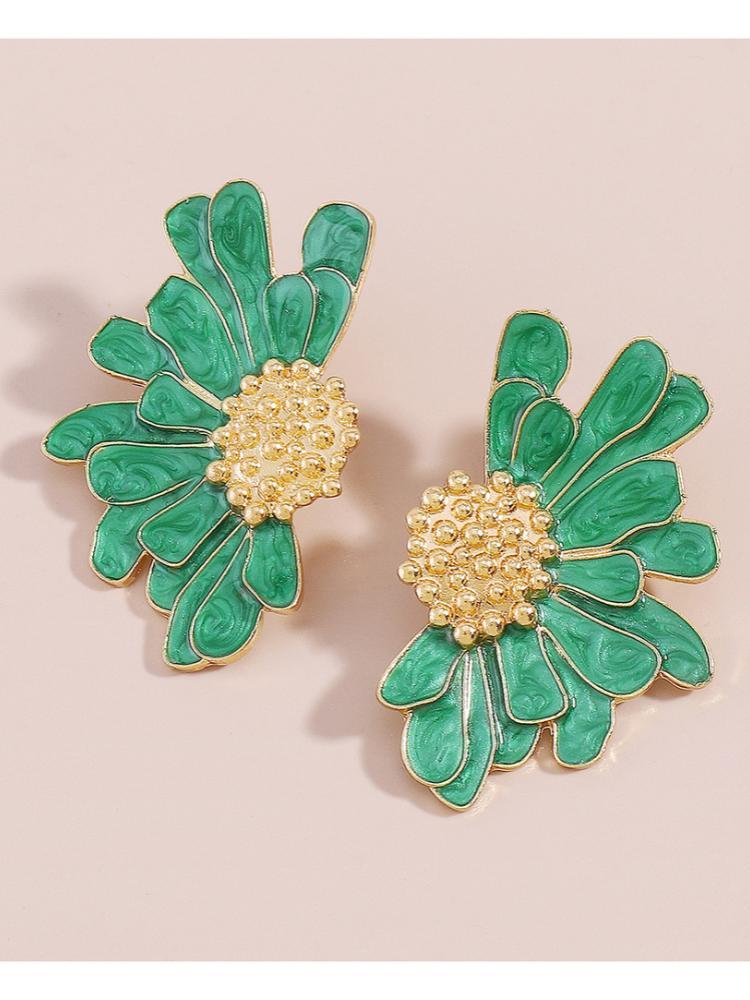 Sibyl Demi-flower Earrings-Sunfere