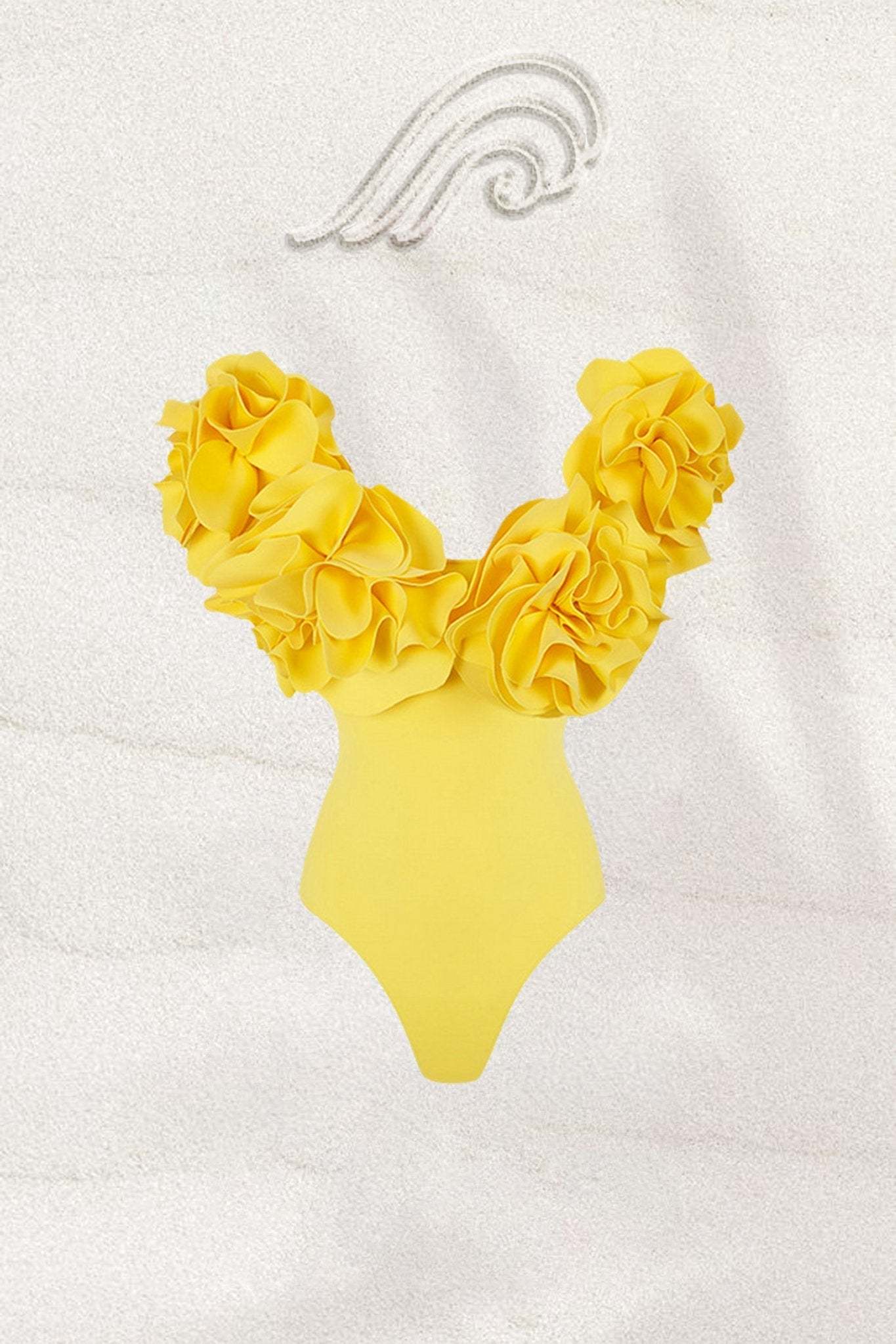 Susan Sculpt Flower Two-pieces Swim Set-Sunfere