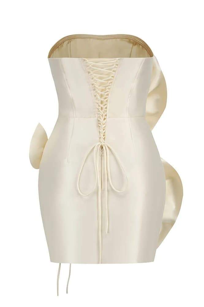 Venus Flowers Strapless Mini Dress-Sunfere