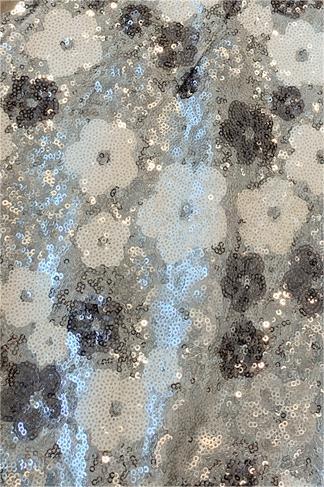 Vera Floral Sequins Mini Skirt-Sunfere