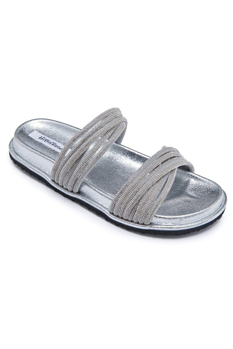 shoes-Wanda Rhinestone-embellished Sandals-SSH00603282561-Silver-37 - Sunfere