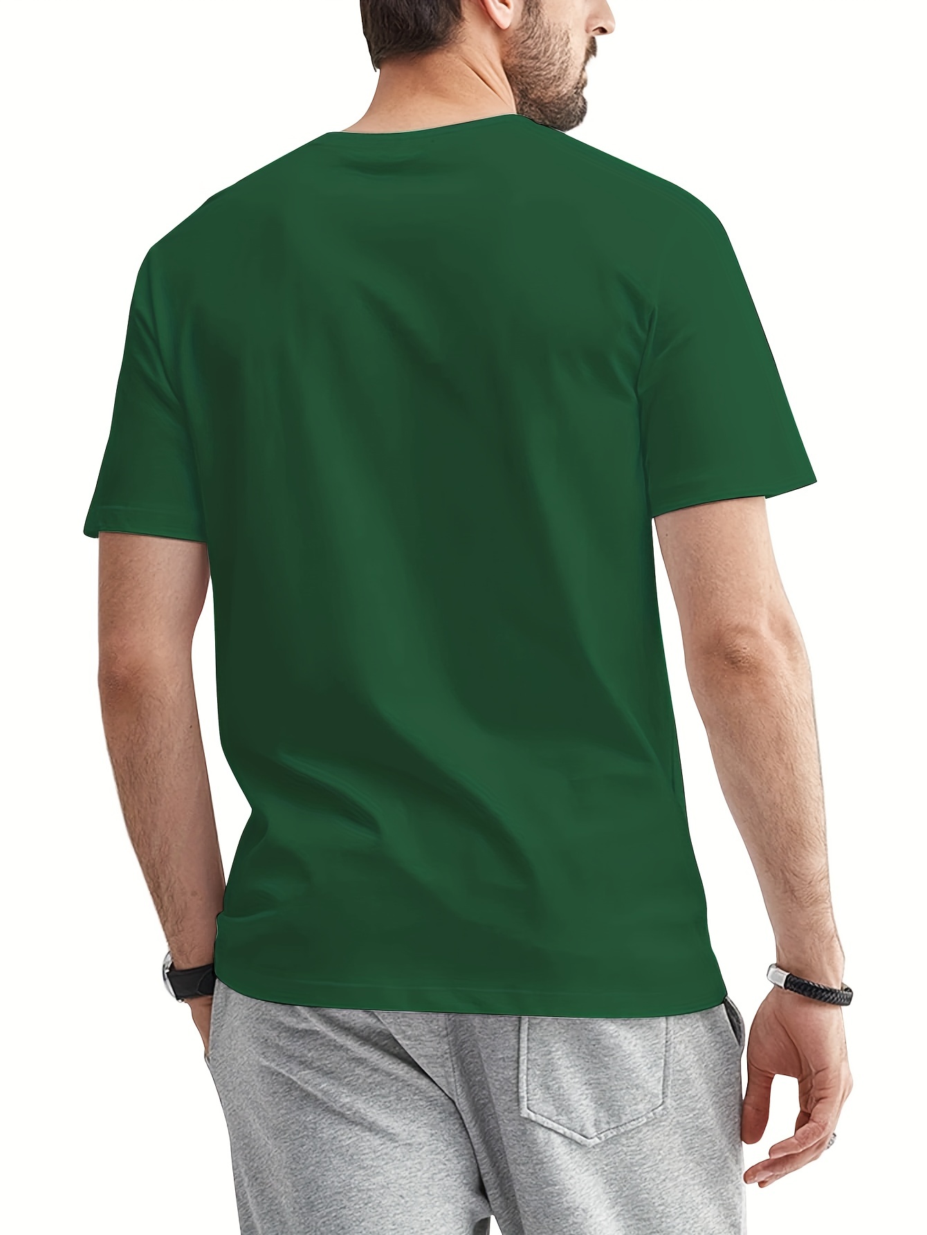 fashion letter print mens short sleeve t shirt crew neck comfy casual summer clothing for men details 21