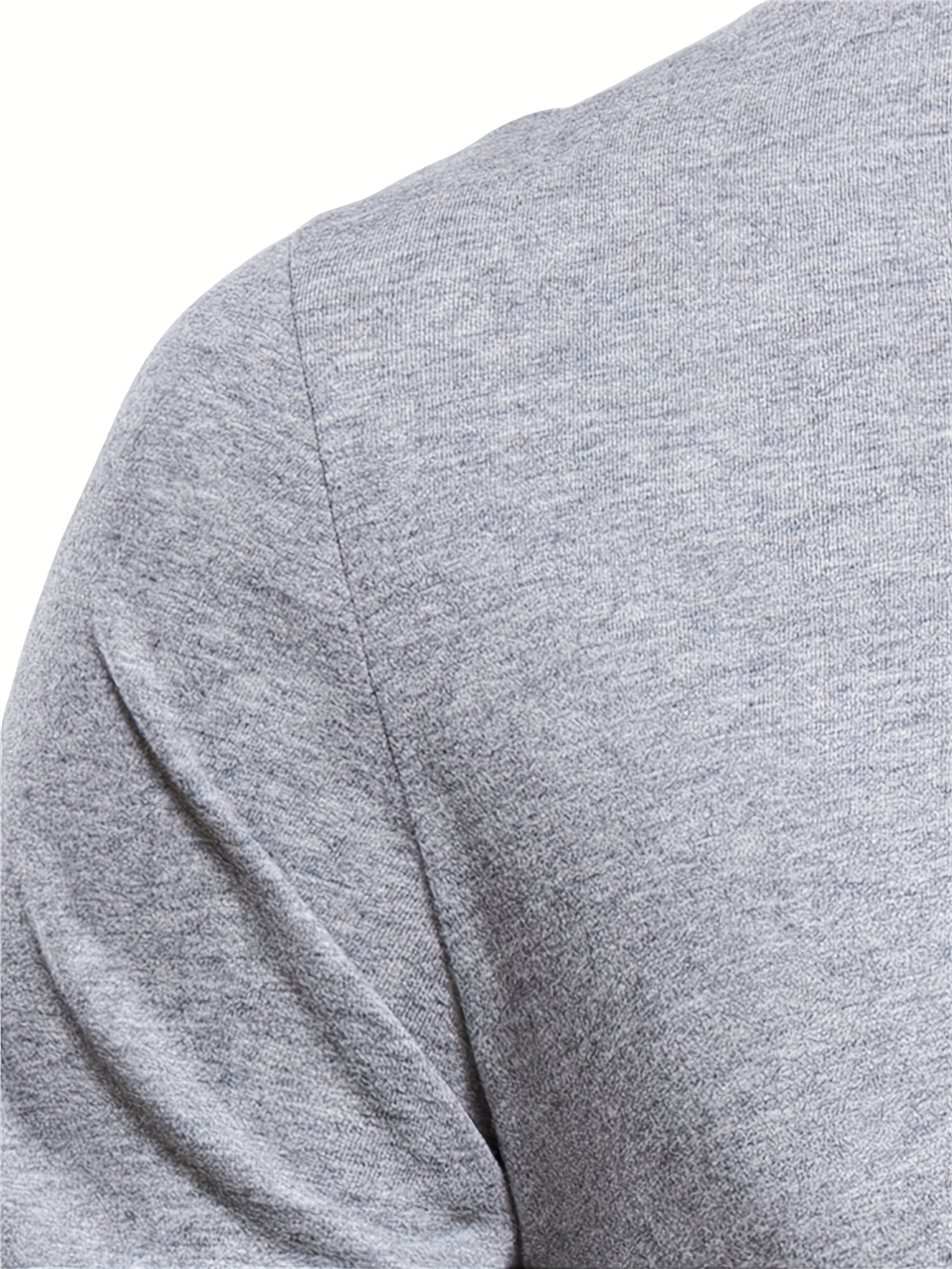 casual comfy mens solid crew neck long sleeve cotton t shirt spring fall outdoor indoor details 27