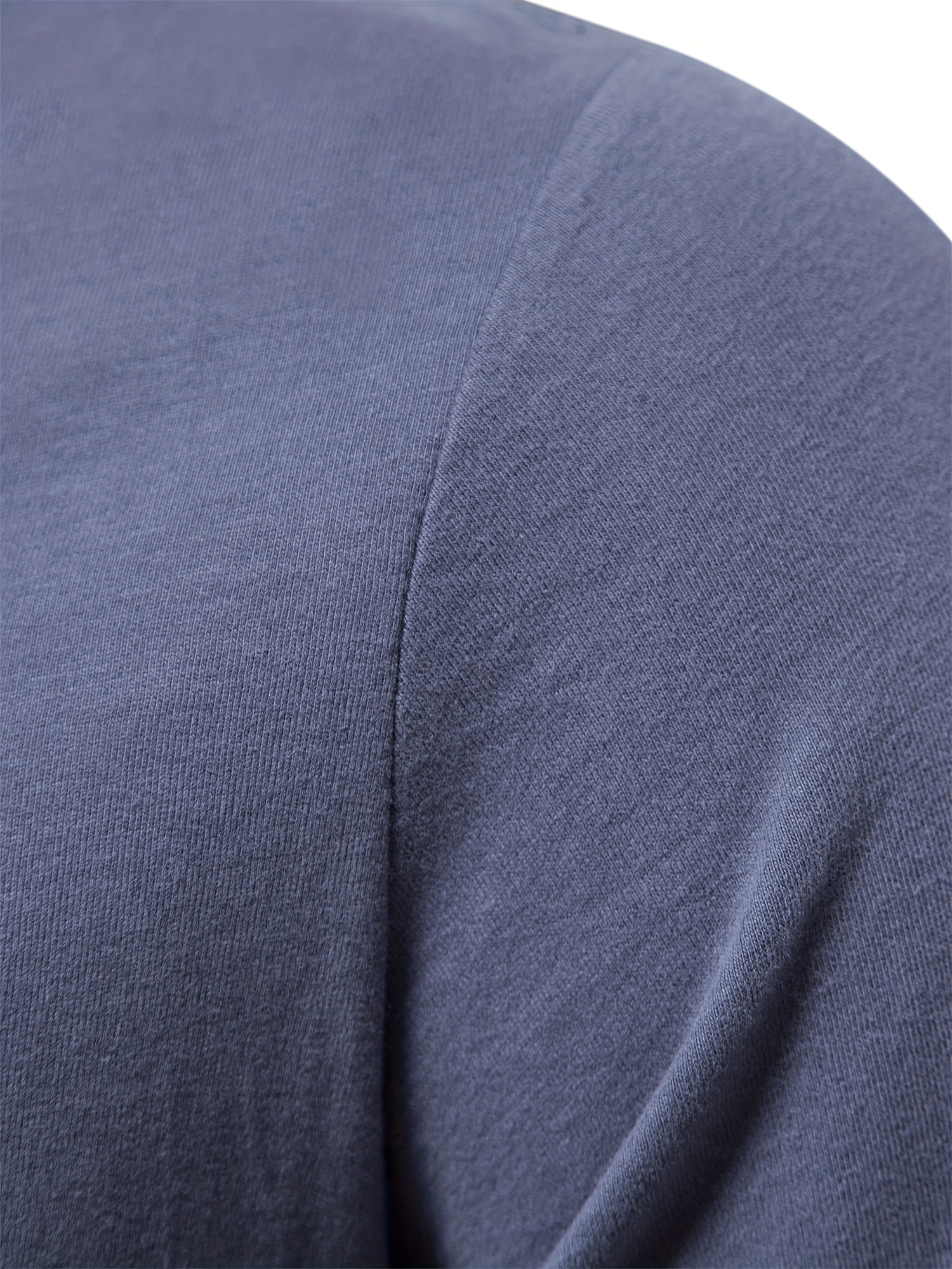 casual comfy mens solid crew neck long sleeve cotton t shirt spring fall outdoor indoor details 14