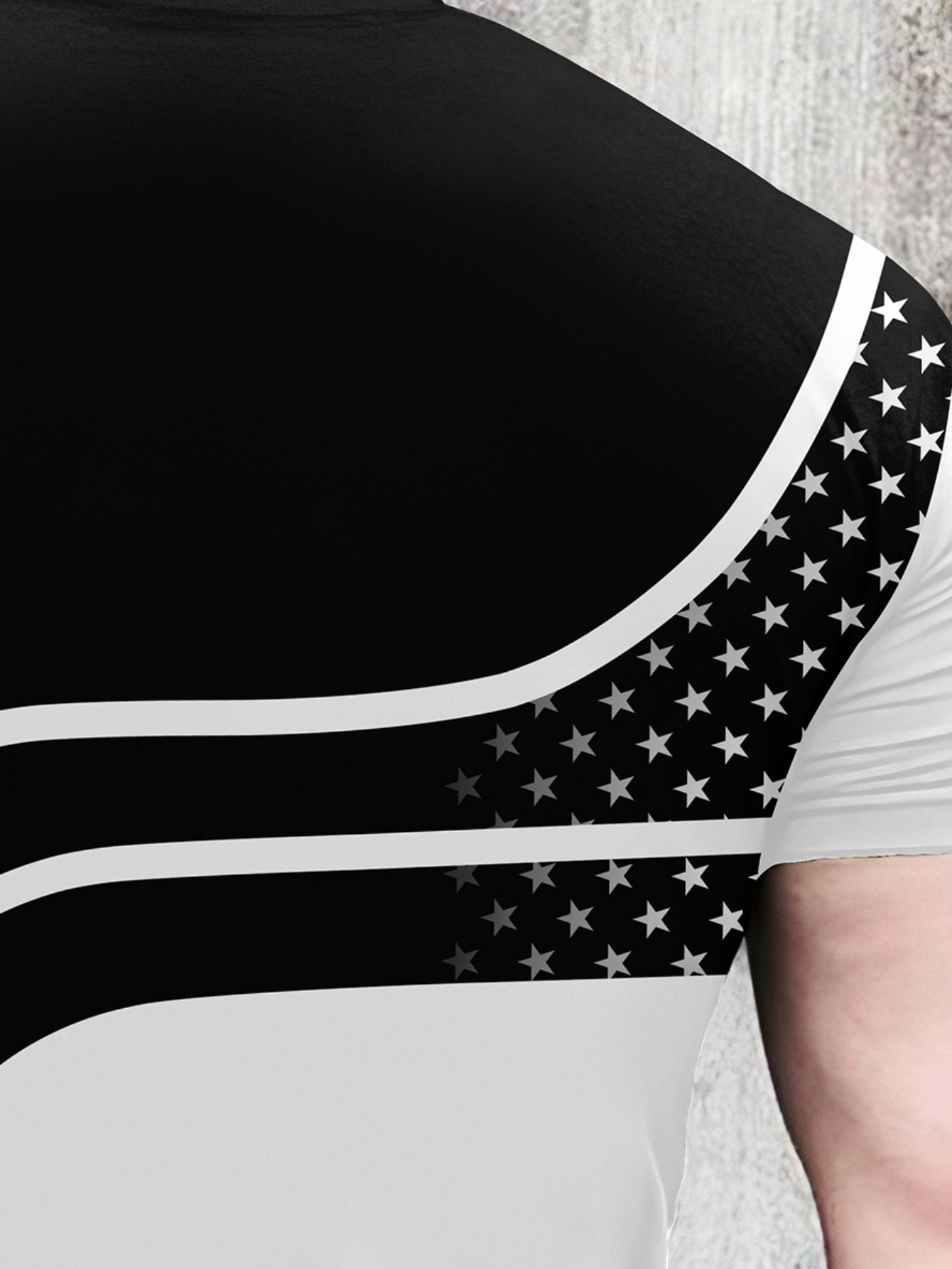 curve pattern mens graphic design crew neck novel t shirt casual comfy tees tshirts for summer mens clothing tops for daily vacation resorts details 9