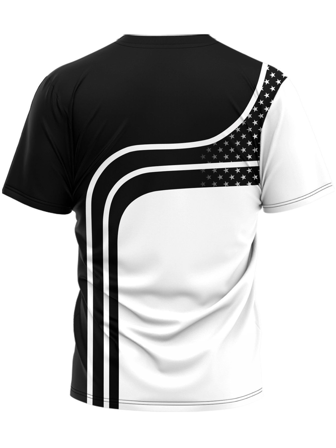 curve pattern mens graphic design crew neck novel t shirt casual comfy tees tshirts for summer mens clothing tops for daily vacation resorts details 8