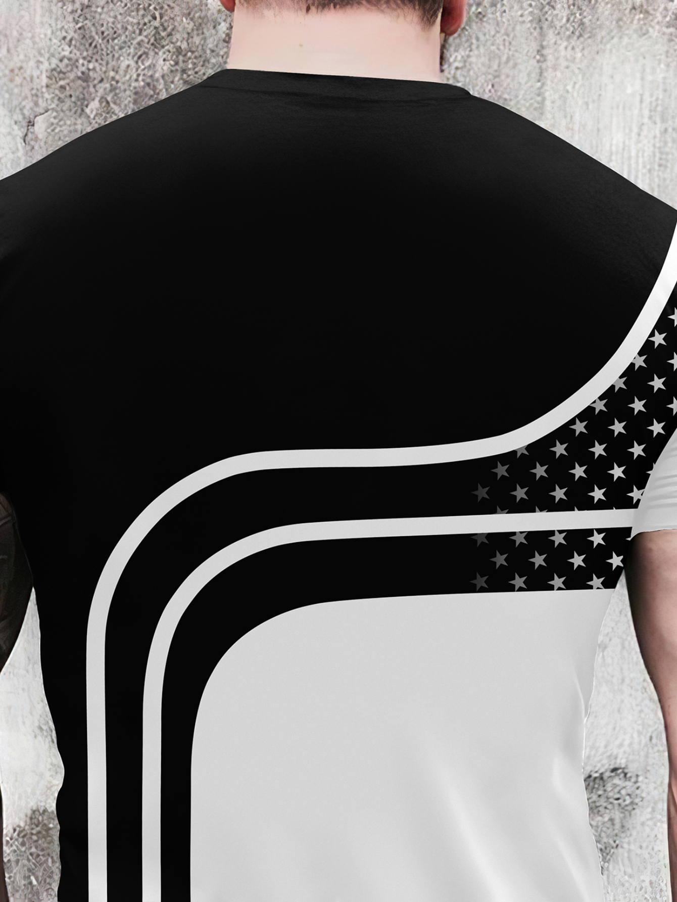 curve pattern mens graphic design crew neck novel t shirt casual comfy tees tshirts for summer mens clothing tops for daily vacation resorts details 7