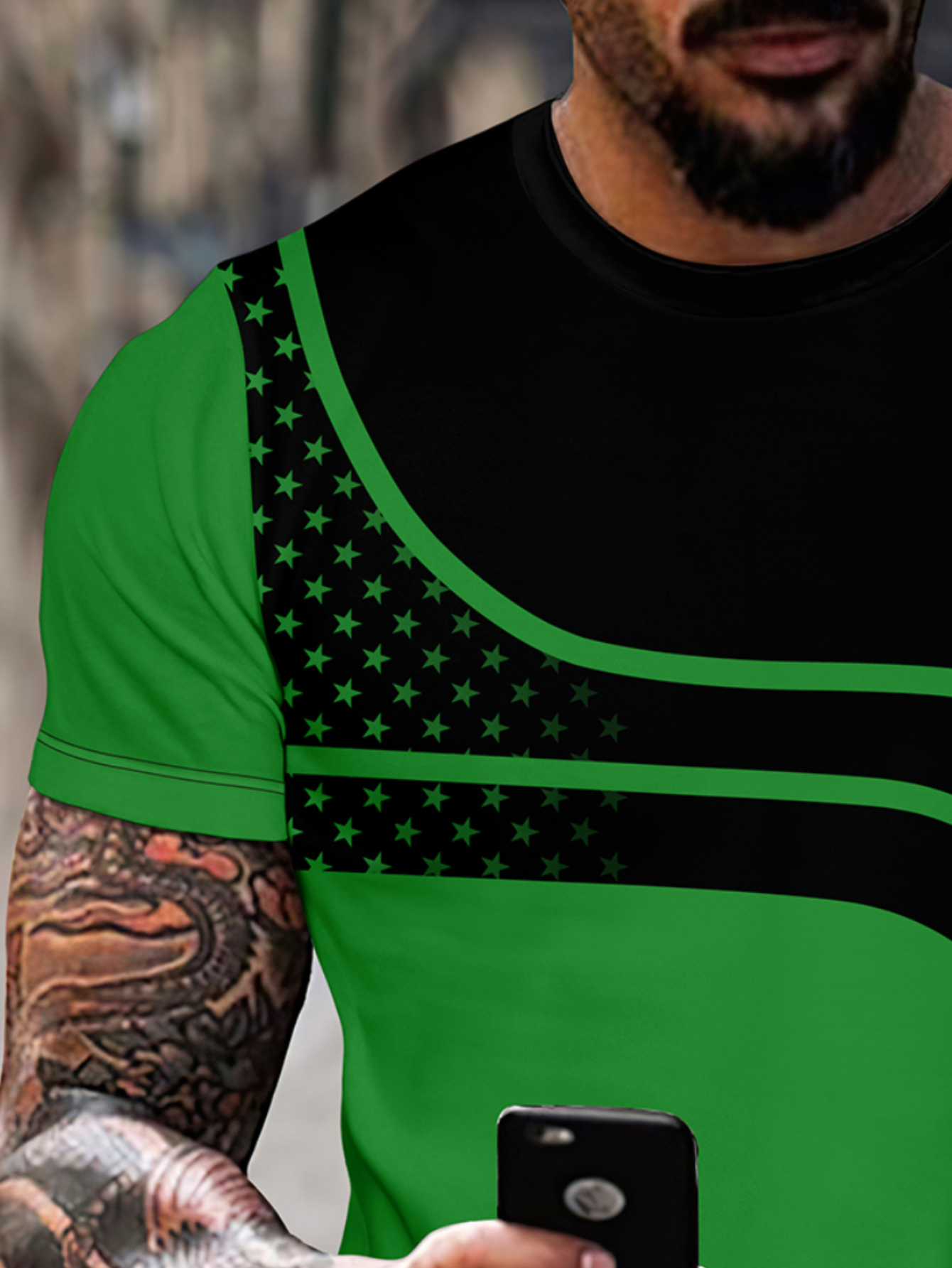 curve pattern mens graphic design crew neck novel t shirt casual comfy tees tshirts for summer mens clothing tops for daily vacation resorts details 14