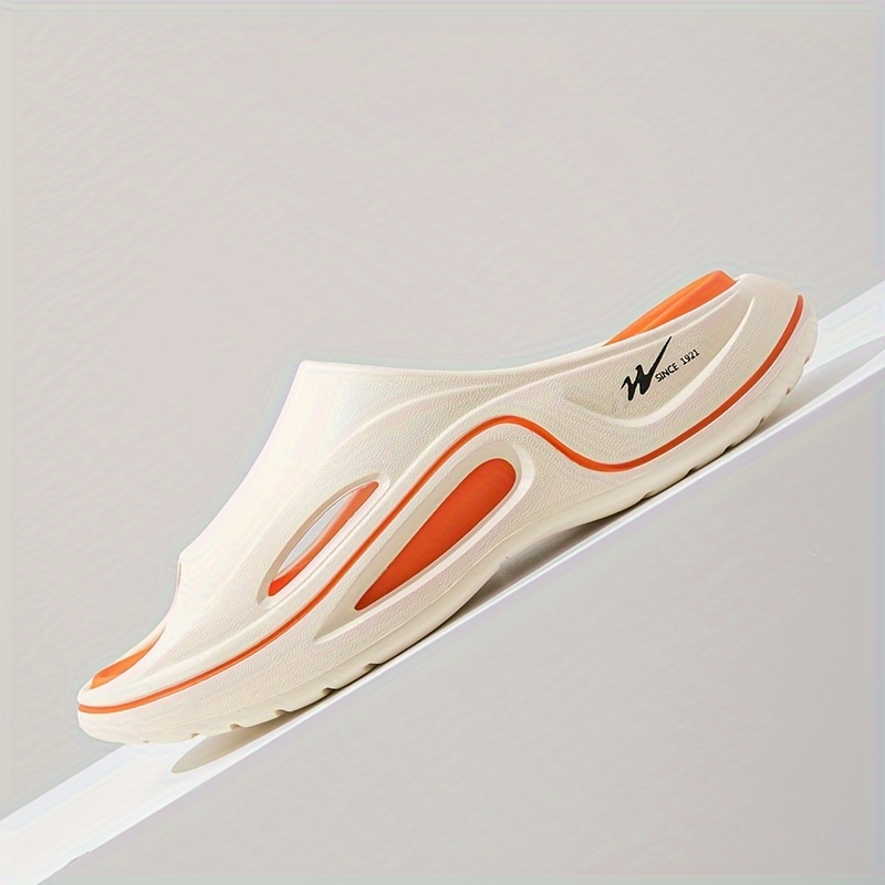 mens lightweight eva summer slides non slip quick drying open toe slippers for indoor outdoor walking and shower mens trendy beach slides details 10