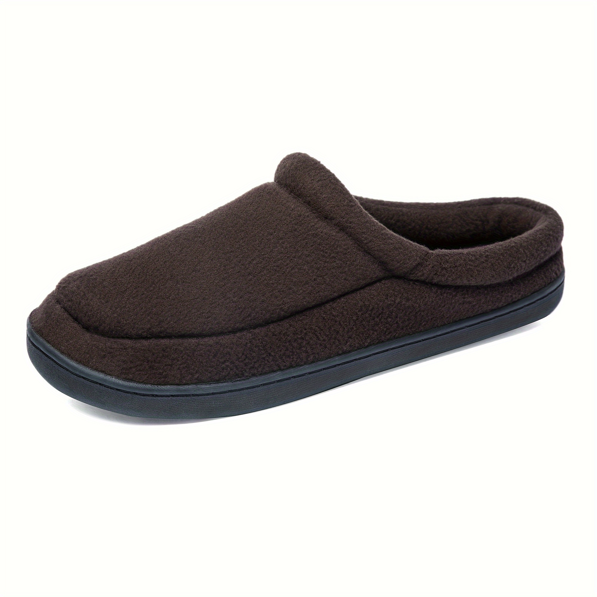 home slippers cozy house slippers anti skid slip on shoes indoor for men winter shoes plus sizes available details 0