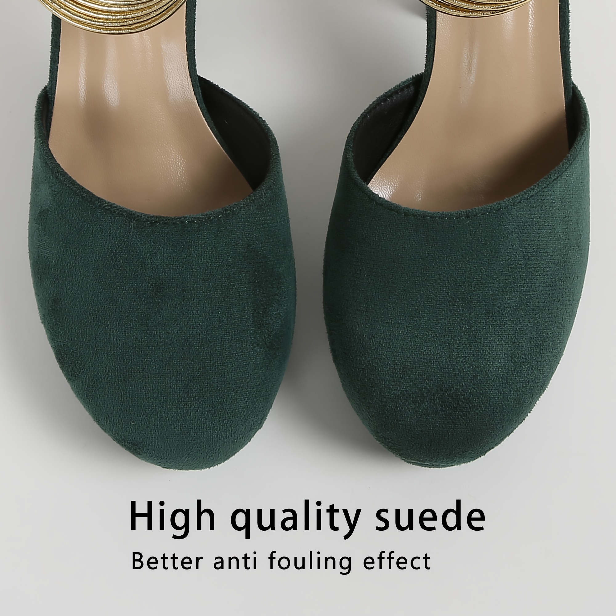 womens solid color trendy shoes slip on metallic ankle strap comfy platform shoes chunky heel d orsay party shoes details 13