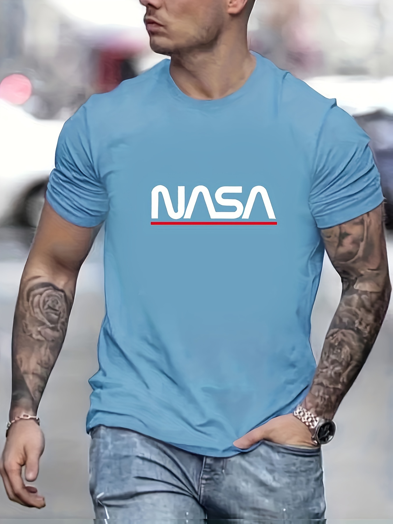 fashion letter print mens short sleeve t shirt crew neck comfy casual summer clothing for men details 15