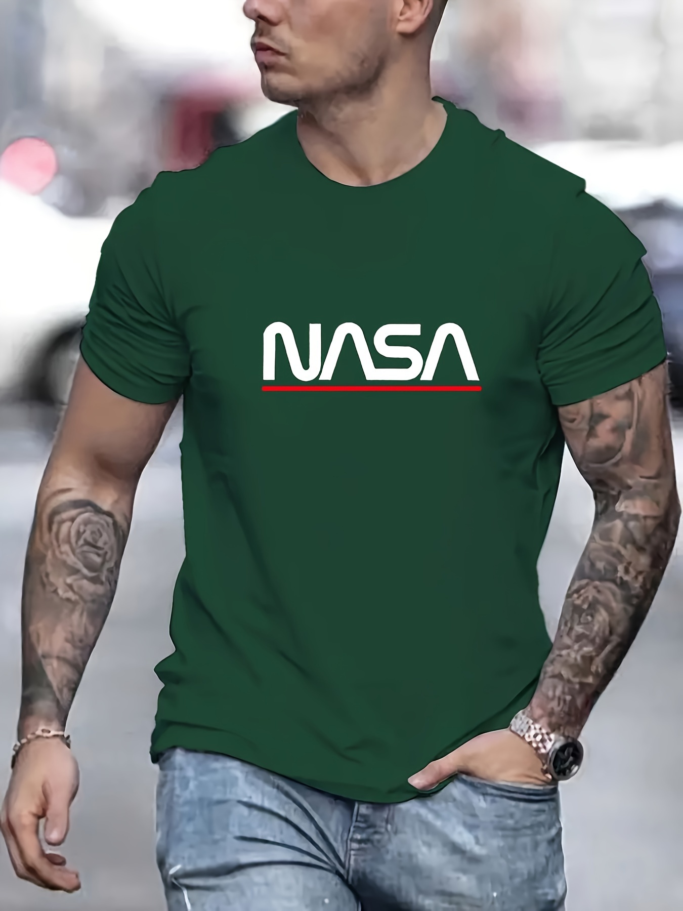 fashion letter print mens short sleeve t shirt crew neck comfy casual summer clothing for men details 20