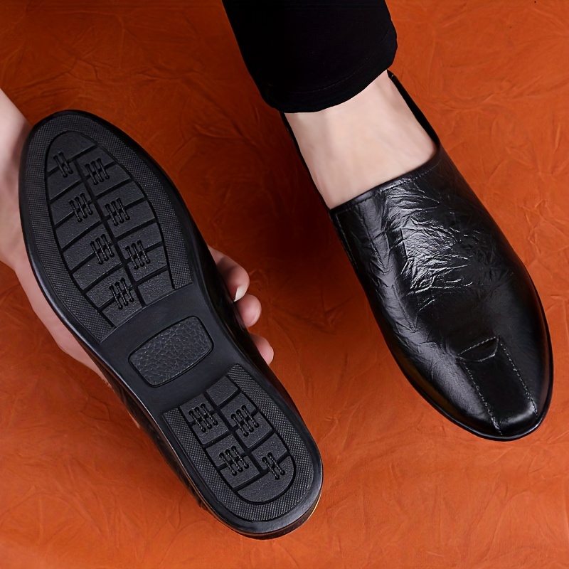 mens slip on mules casual walking slippers outdoor backless loafers open back shoes details 1