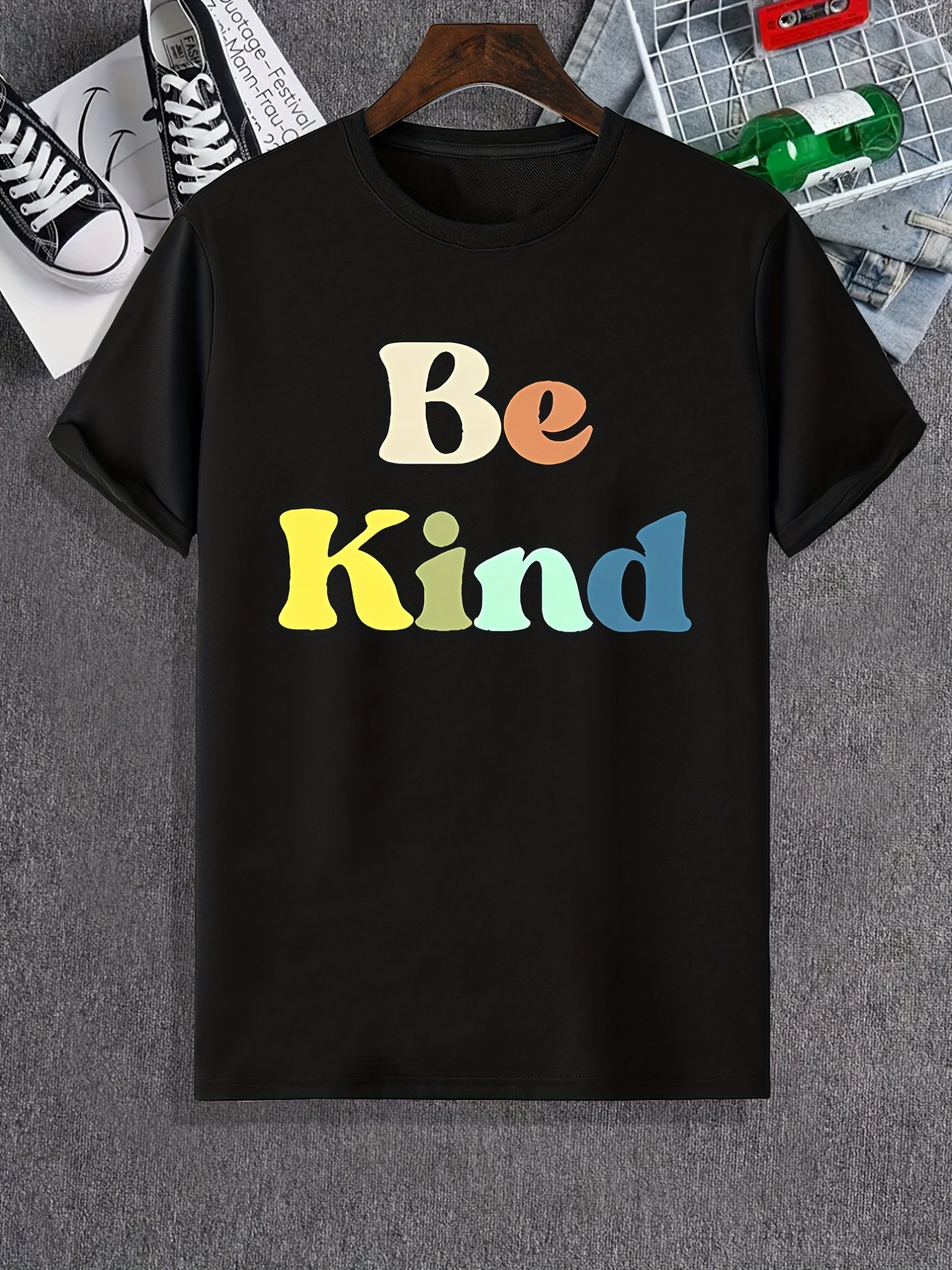 pride month letter pretty woman print mens graphic t shirt casual comfy tees for summer mens clothing details 25