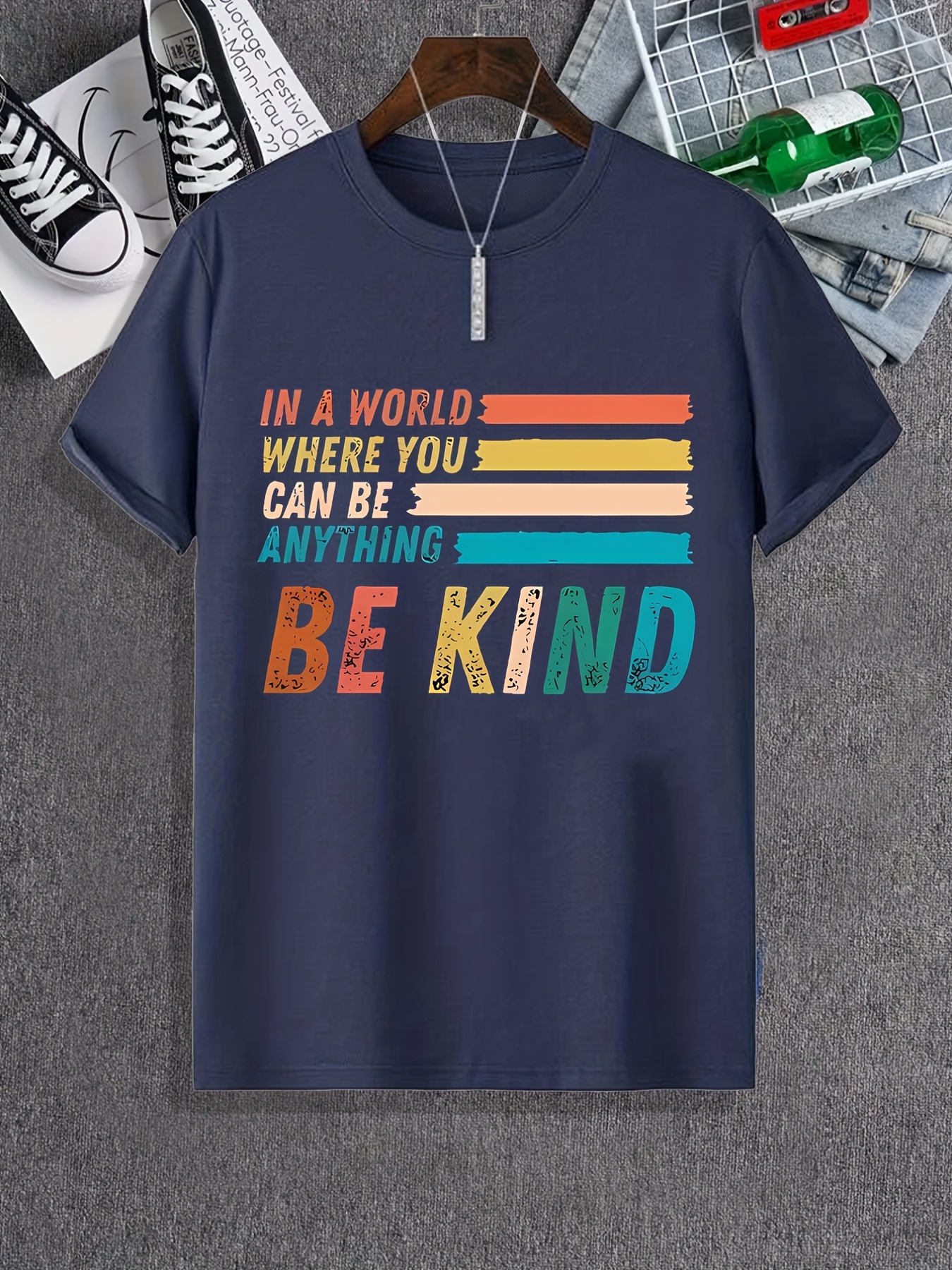 pride month letter pretty woman print mens graphic t shirt casual comfy tees for summer mens clothing details 10