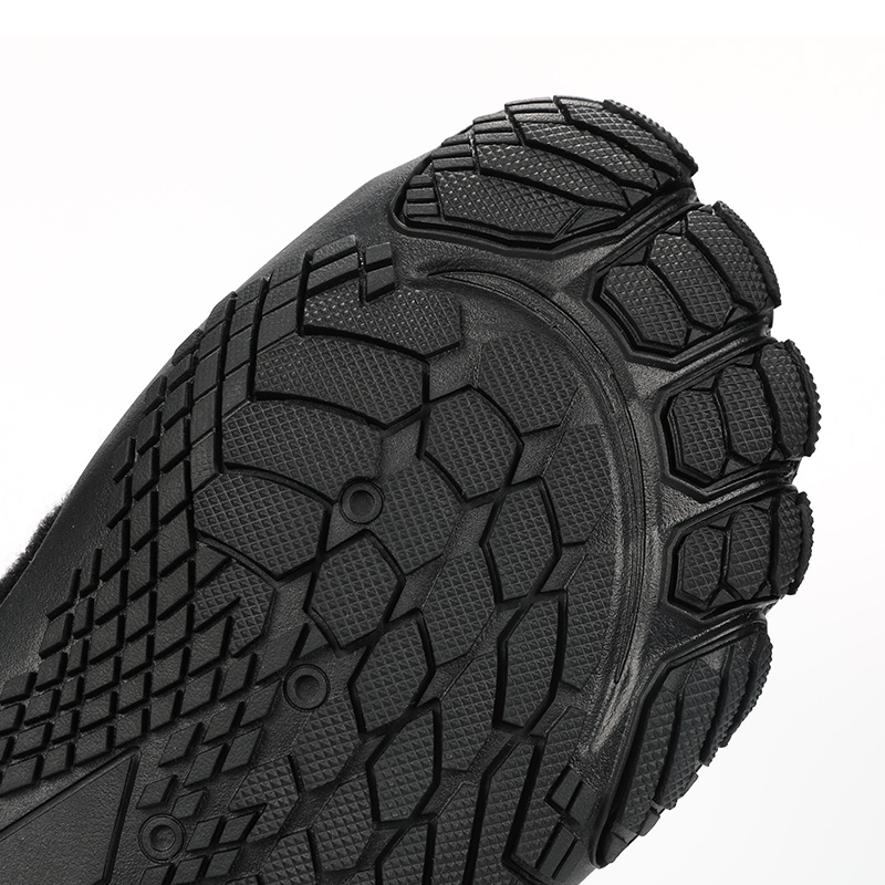 mens womens comfortable winter slippers non slip indoor shoes details 0