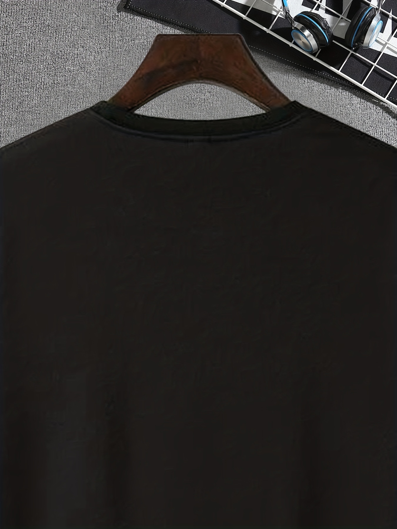 rich bear print mens summer graphic t shirt casual comfy tees details 9