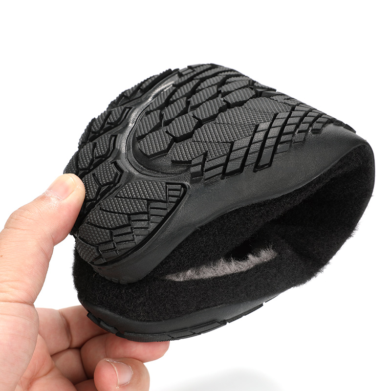 mens womens comfortable winter slippers non slip indoor shoes details 4