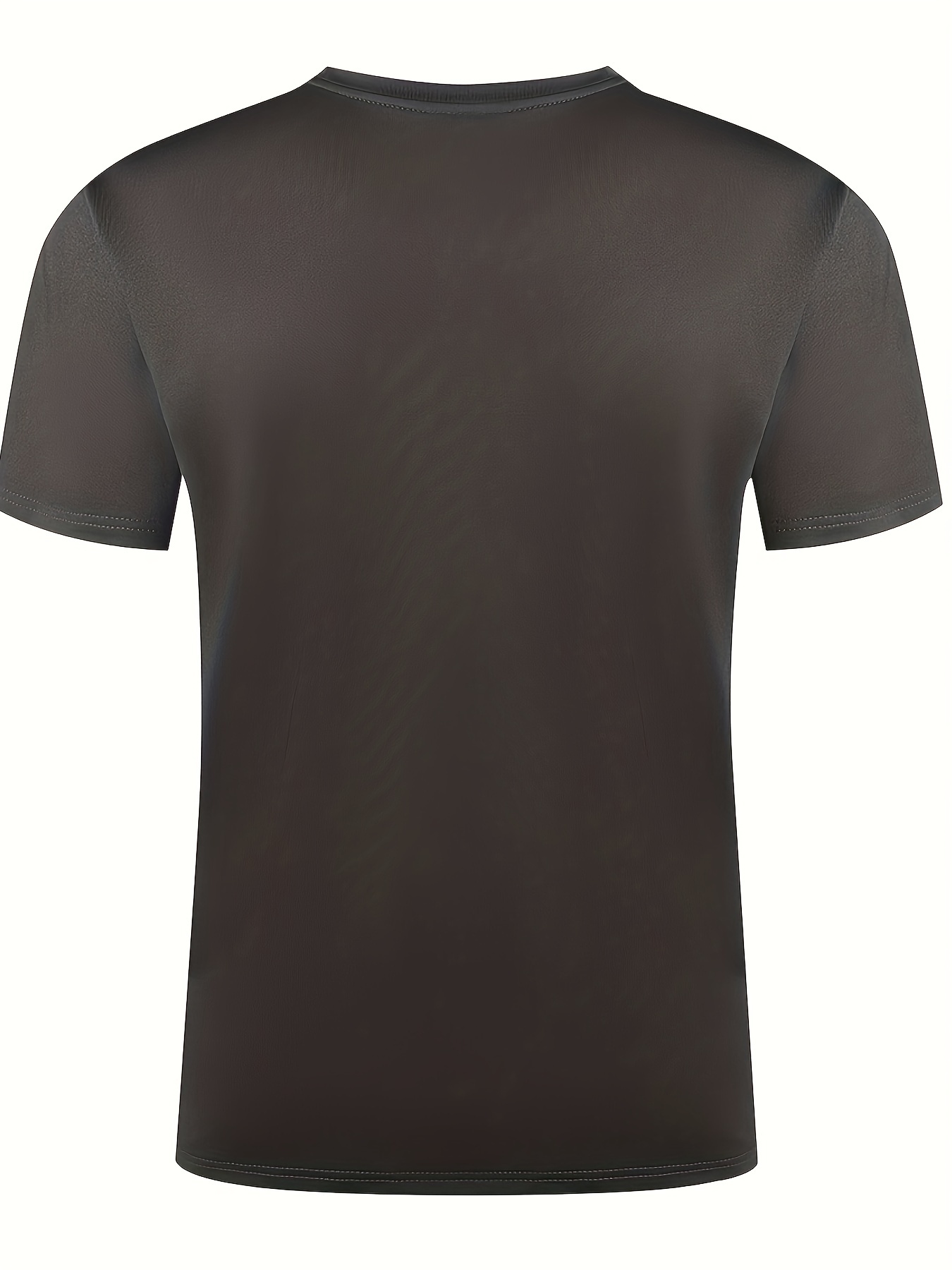 mens crew neck regular fit selfie bear pattern short sleeve vintage t shirt loose casual top for spring summer holiday details 21