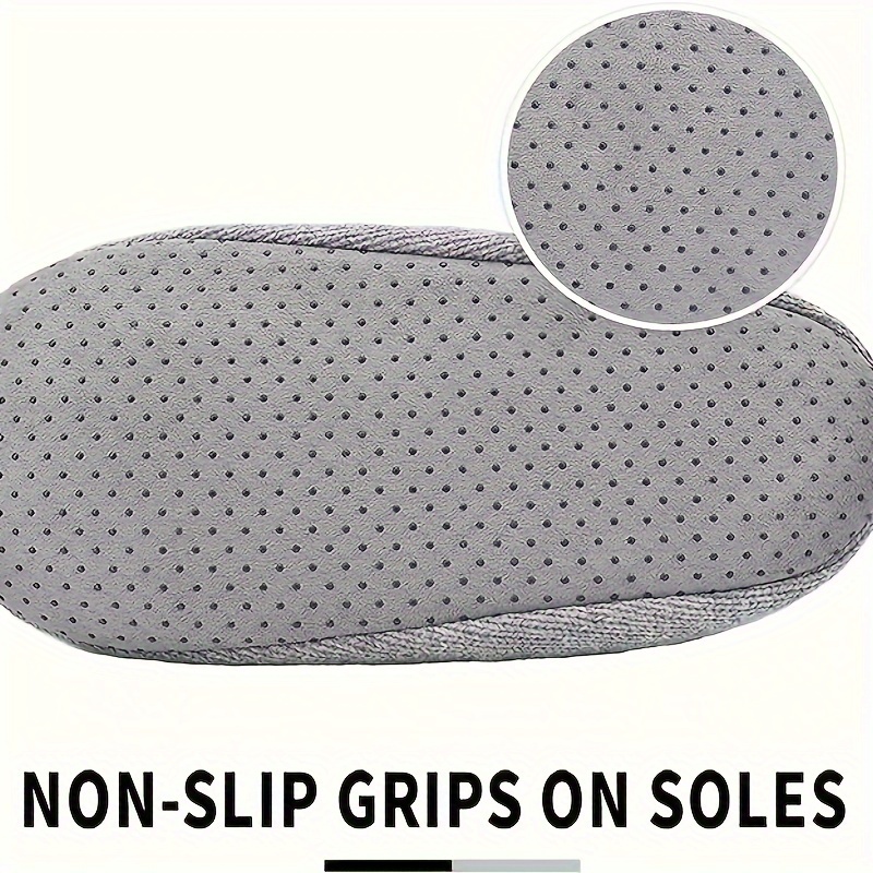 mens socks slipper soft cozy thick house indoor boot sock shoes with anti skid bottom soles spring autumn and winter details 2