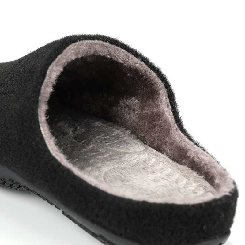 mens womens comfortable winter slippers non slip indoor shoes details 3