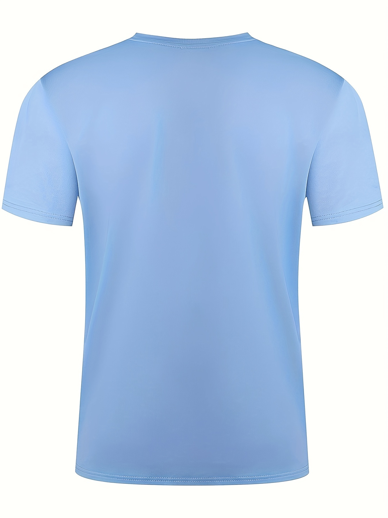 mens crew neck regular fit selfie bear pattern short sleeve vintage t shirt loose casual top for spring summer holiday details 11