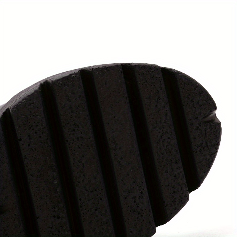 womens platform block high heels black peep toe ankle buckle strap slingback sandals fashion party pumps details 9