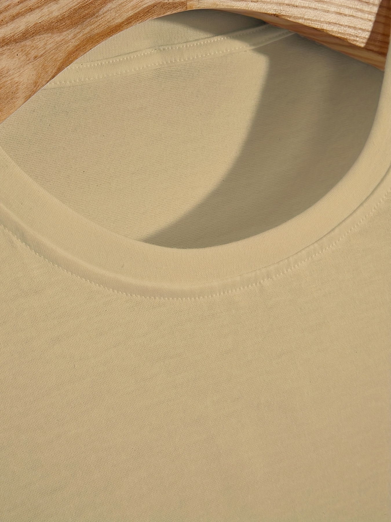 mens comfy loose t shirt with wash painting pattern for summer details 2