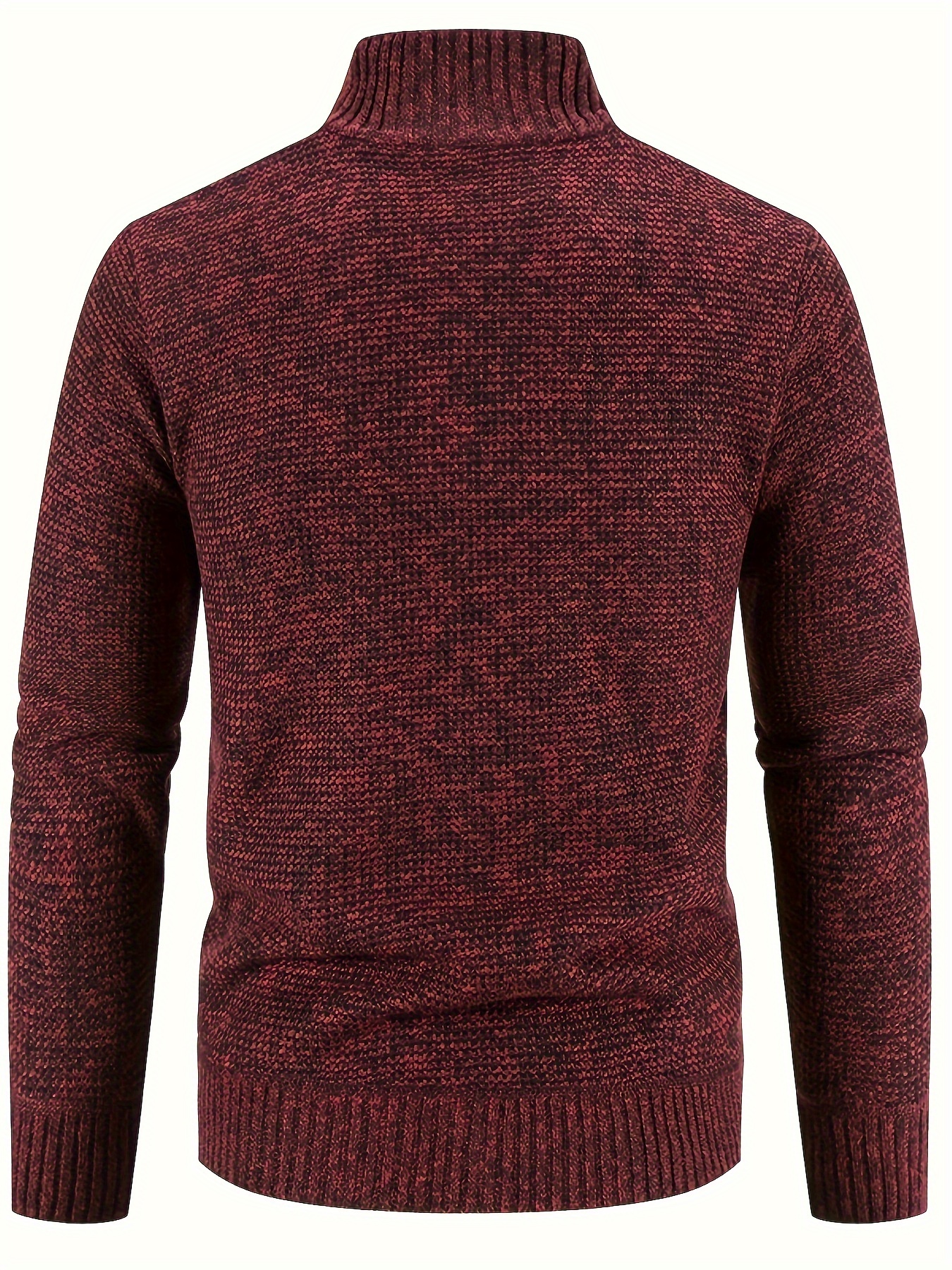 mens warm sweater casual quilted jacket stand collar jacket coat for fall winter details 17