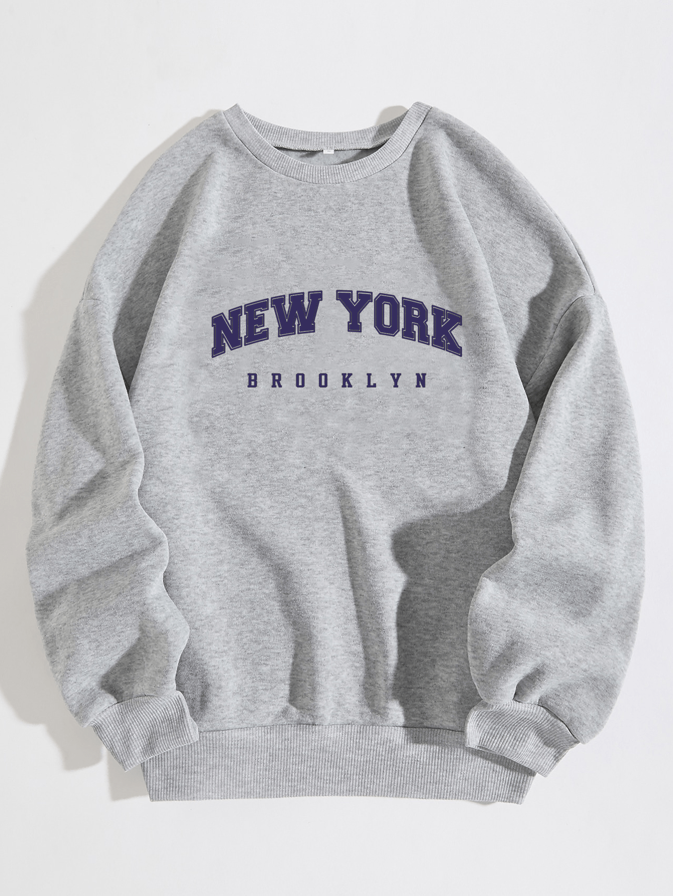 letter print crew neck long sleeve sweatshirt casual loose stylish fall pullover womens clothing details 1