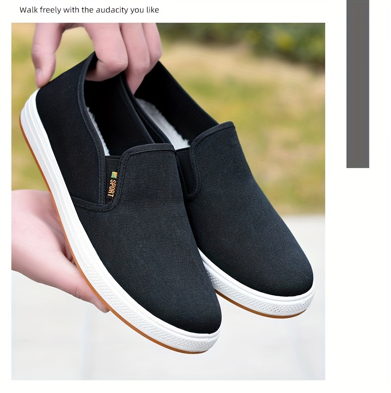 casual canvas shoes men s solid breathable lightweight non details 11