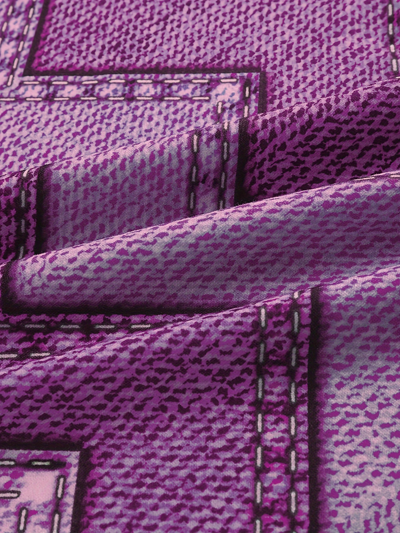 denim print pullover sweatshirt casual long sleeve crew neck sweatshirt for fall winter womens clothing details 14