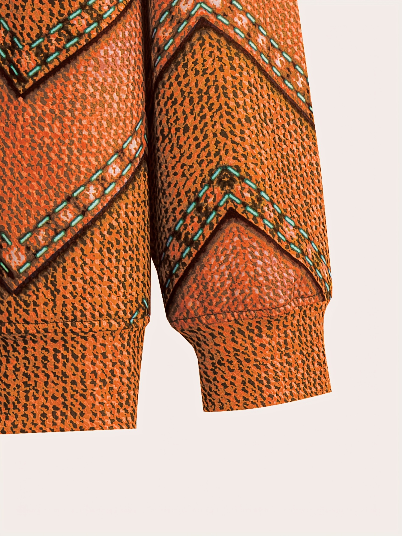 denim print pullover sweatshirt casual long sleeve crew neck sweatshirt for fall winter womens clothing details 8